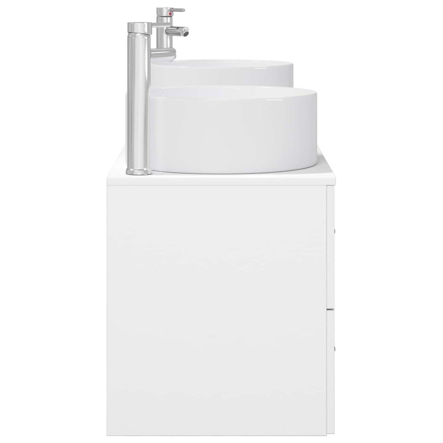Bathroom Furniture Set 3 pcs White 49.5 x 44.5 x 65.5 cm