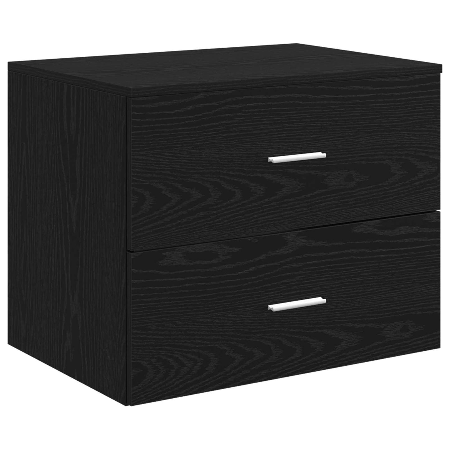 Bathroom Furniture Set 3 pcs Black 49.5 x 44.5 x 65.5 cm