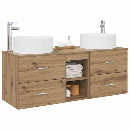 Bathroom Furniture Set 3 pcs Artisan Oak 49.5 x 44.5 x 65.5 cm