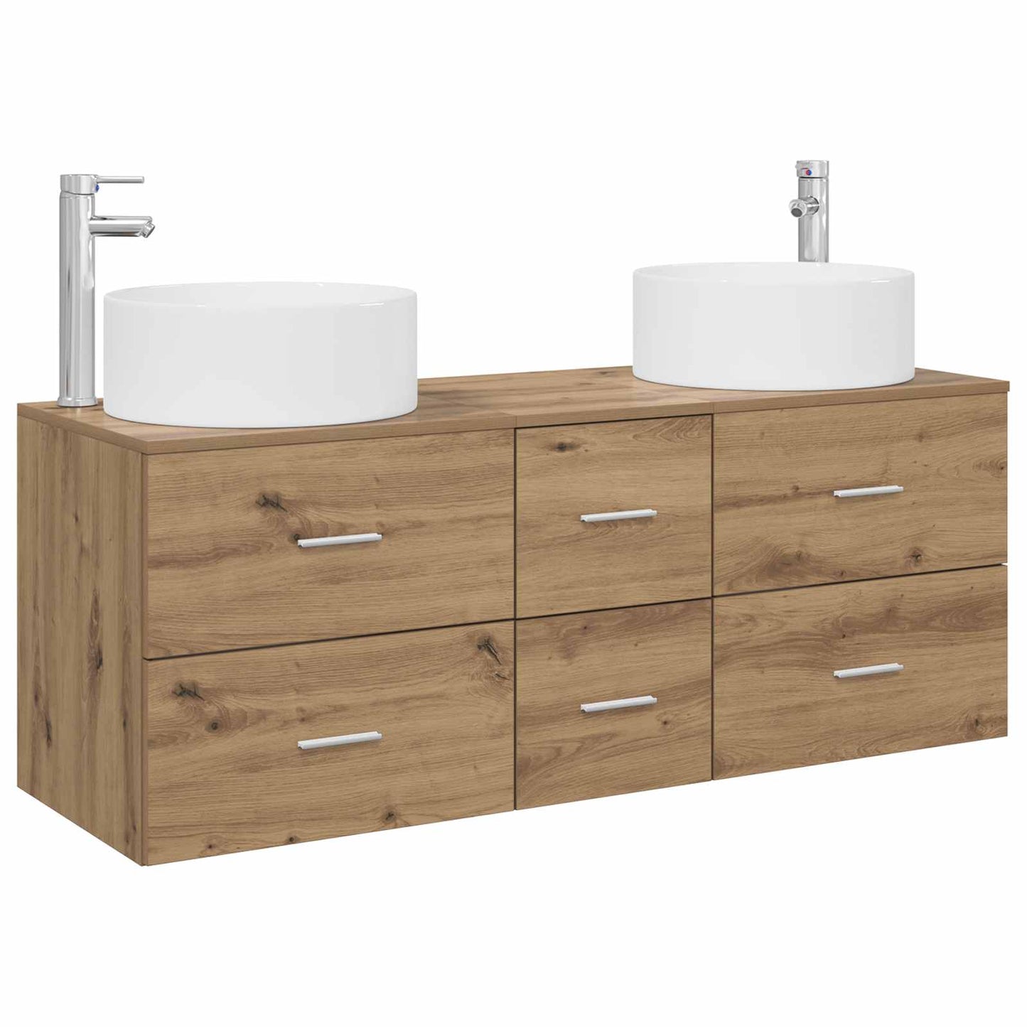 Bathroom Furniture Set 3 pcs Artisan Oak 49.5 x 44.5 x 65.5 cm