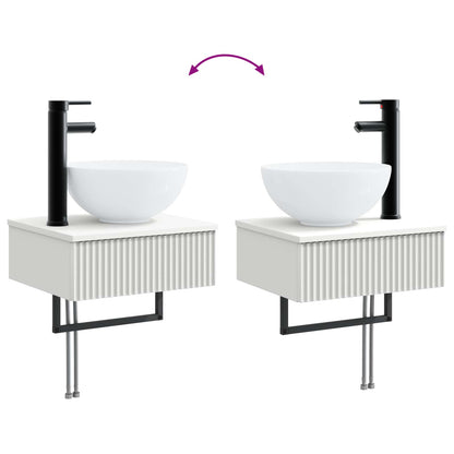 Bathroom Furniture Set 5 pcs White 33 x 34.5 x 100 cm