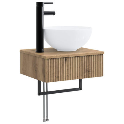 Bathroom Furniture Set 5 pcs Artisan Oak 33 x 34.5 x 100 cm