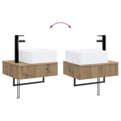 Bathroom Furniture Set 5 pcs Artisan Oak 33 x 34.5 x 100 cm