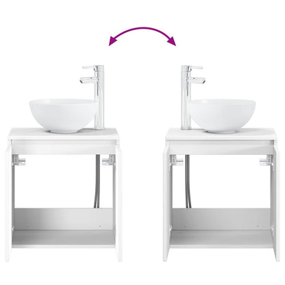 Bathroom Furniture Set 5 pcs White 33 x 34.5 x 100 cm