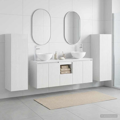 Bathroom Furniture Set 5 pcs High Gloss White