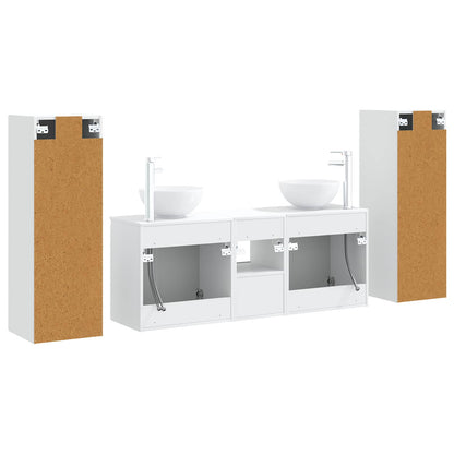 Bathroom Furniture Set 5 pcs High Gloss White