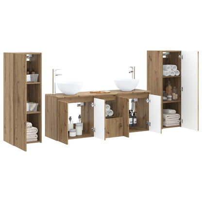 Bathroom Furniture Set 5 pcs Artisan Oak 33 x 34.5 x 100 cm