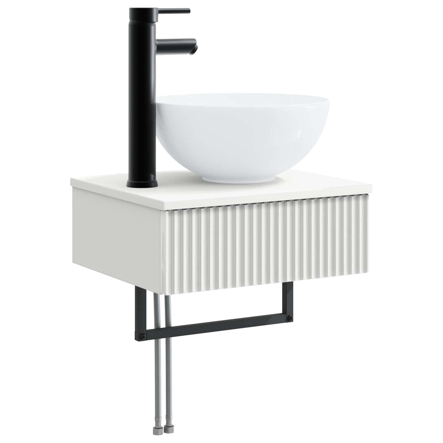 Bathroom Furniture Set 3 pcs White 33 x 34.5 x 160 cm