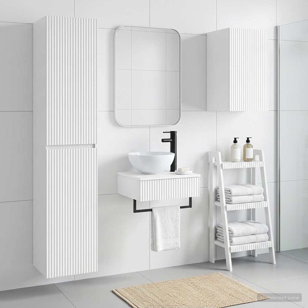 Bathroom Furniture Set 3 pcs High Gloss White