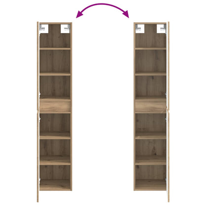 Bathroom Furniture Set 3 pcs Artisan Oak 33 x 34.5 x 160 cm