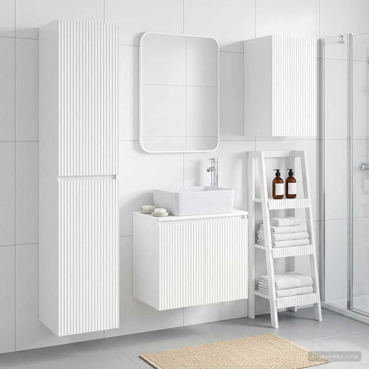Bathroom Furniture Set 3 pcs High Gloss White