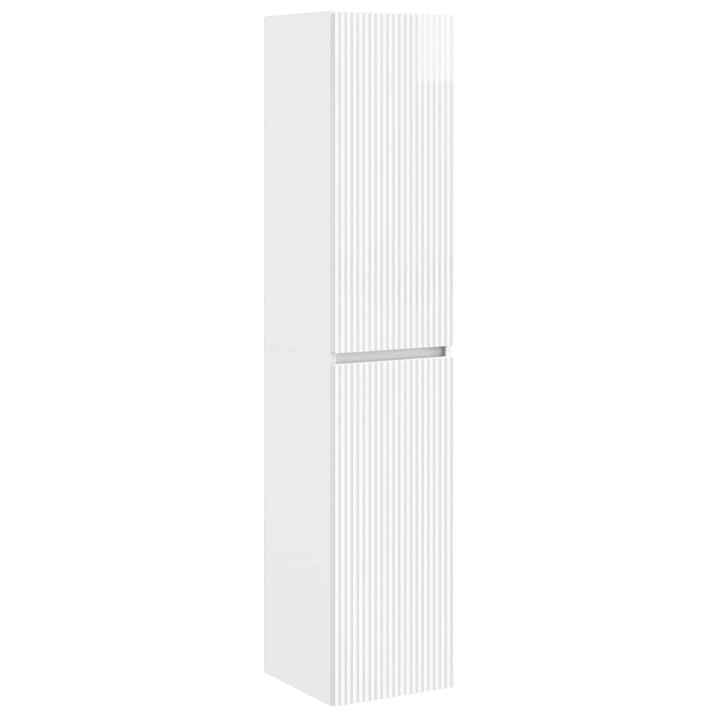 Bathroom Furniture Set 3 pcs High Gloss White