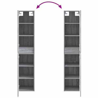 Bathroom Furniture Set 3 pcs Grey Sonoma 33 x 34.5 x 160 cm