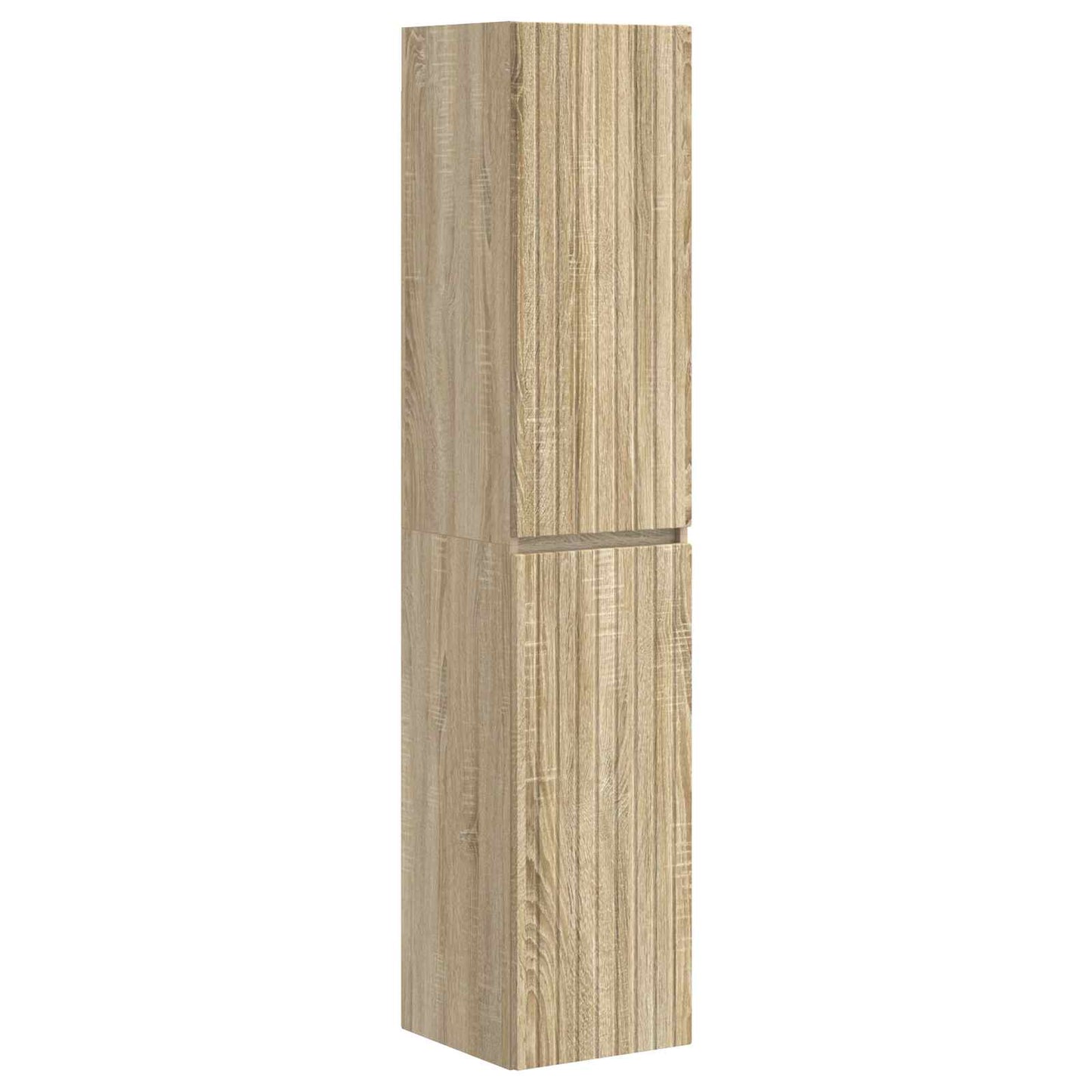 Bathroom Furniture Set 3 pcs Sonoma Oak 33 x 34.5 x 160 cm