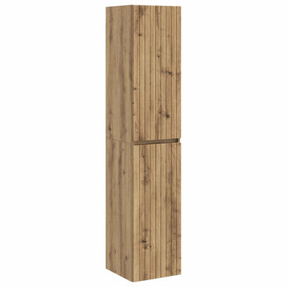Bathroom Furniture Set 3 pcs Artisan Oak 33 x 34.5 x 160 cm