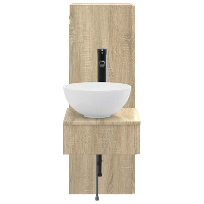 Bathroom Furniture Set 2 pcs Sonoma Oak 33 x 34.5 x 100 cm