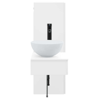 Bathroom Furniture Set 2 pcs High Gloss White