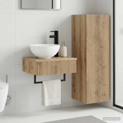 Bathroom Furniture Set 2 pcs Artisan Oak 33 x 34.5 x 100 cm