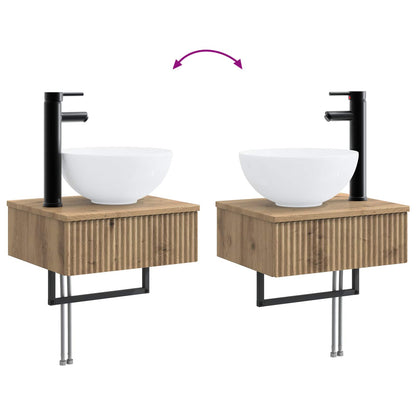 Bathroom Furniture Set 2 pcs Artisan Oak 33 x 34.5 x 100 cm