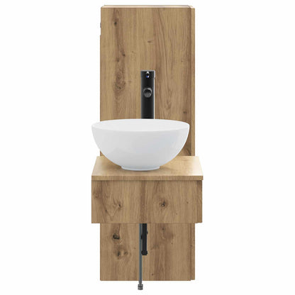 Bathroom Furniture Set 2 pcs Artisan Oak 33 x 34.5 x 100 cm