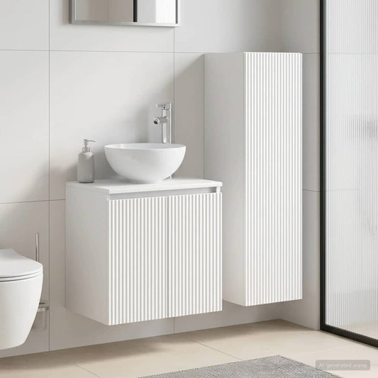 Bathroom Furniture Set 2 pcs White 33 x 34.5 x 100 cm