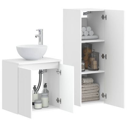Bathroom Furniture Set 2 pcs White 33 x 34.5 x 100 cm