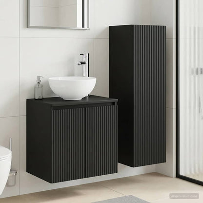Bathroom Furniture Set 2 pcs Black 33 x 34.5 x 100 cm