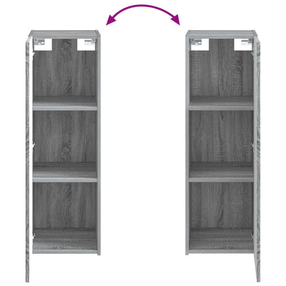 Bathroom Furniture Set 2 pcs Grey Sonoma 33 x 34.5 x 100 cm