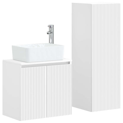 Bathroom Furniture Set 2 pcs White 33 x 34.5 x 100 cm