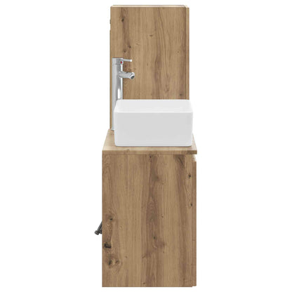 Bathroom Furniture Set 2 pcs Artisan Oak 33 x 34.5 x 100 cm