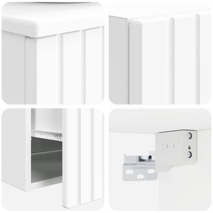 Bathroom Furniture Set 2 pcs White 33 x 34.5 x 100 cm