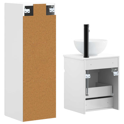 Bathroom Furniture Set 2 pcs White 33 x 34.5 x 100 cm
