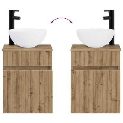 Bathroom Furniture Set 2 pcs Artisan Oak 33 x 34.5 x 100 cm