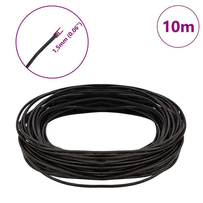 Leather Cord Dark Brown Ø1.5 mm x 10 m Leather