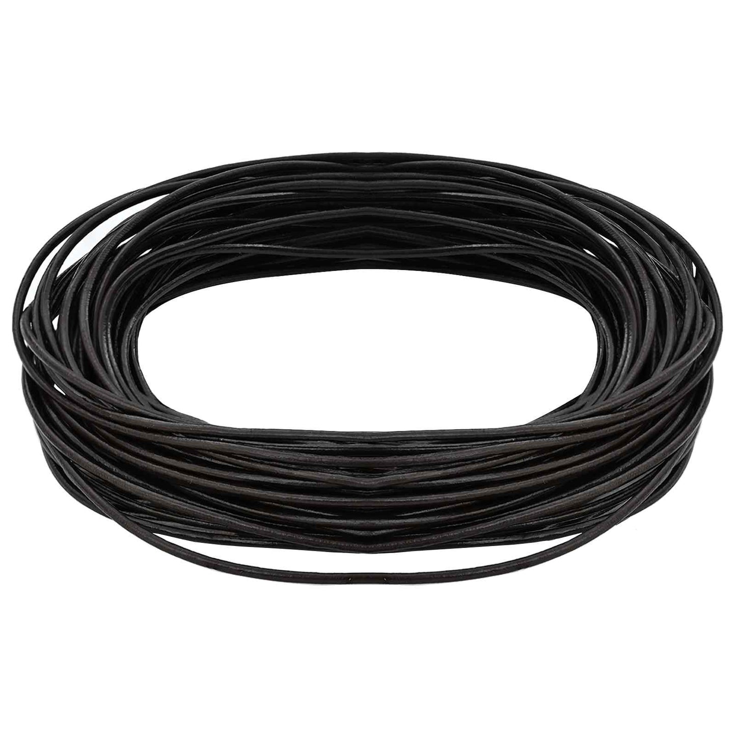 Leather Cord Dark Brown Ø2 mm x 5 m Leather