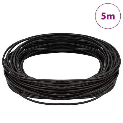 Leather Cord Dark Brown Ø2 mm x 5 m Leather