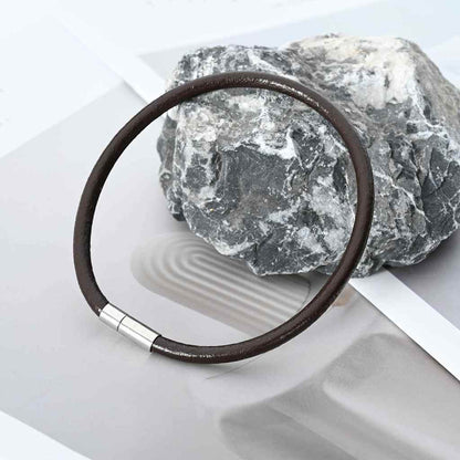 Leather Cord Dark Brown Ø5 mm x 5 m Leather