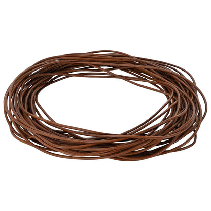 Leather Cord Light Brown Ø2 mm x 5 m Leather