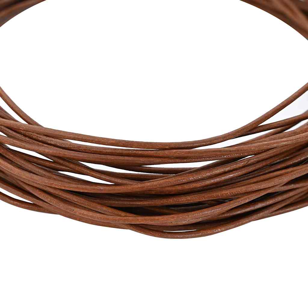 Leather Cord Light Brown Ø2 mm x 10 m Leather