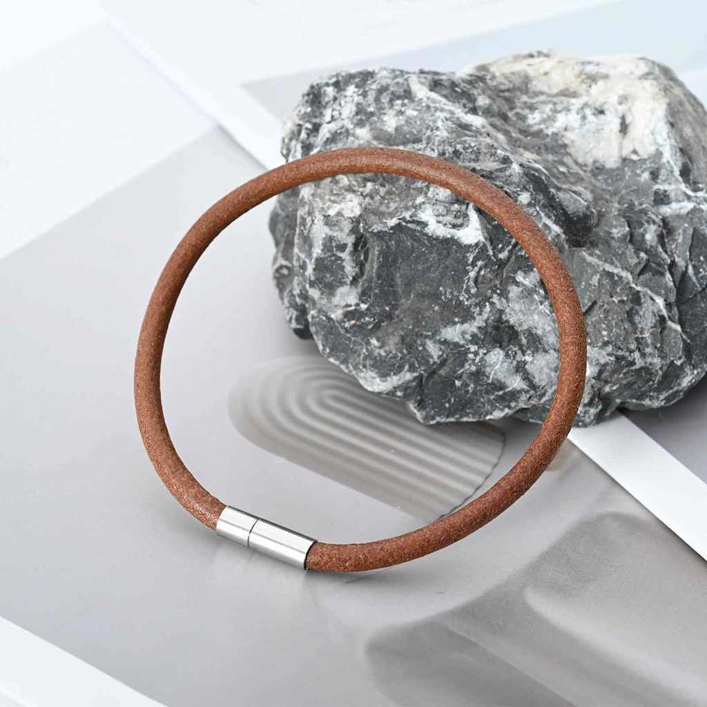 Leather Cord Light Brown Ø4 mm x 10 m Leather