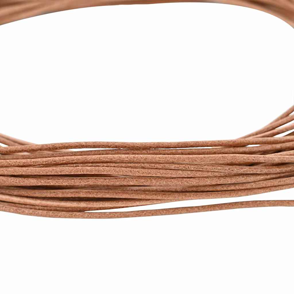 Leather Cord Brown Ø1 mm x 10 m Leather