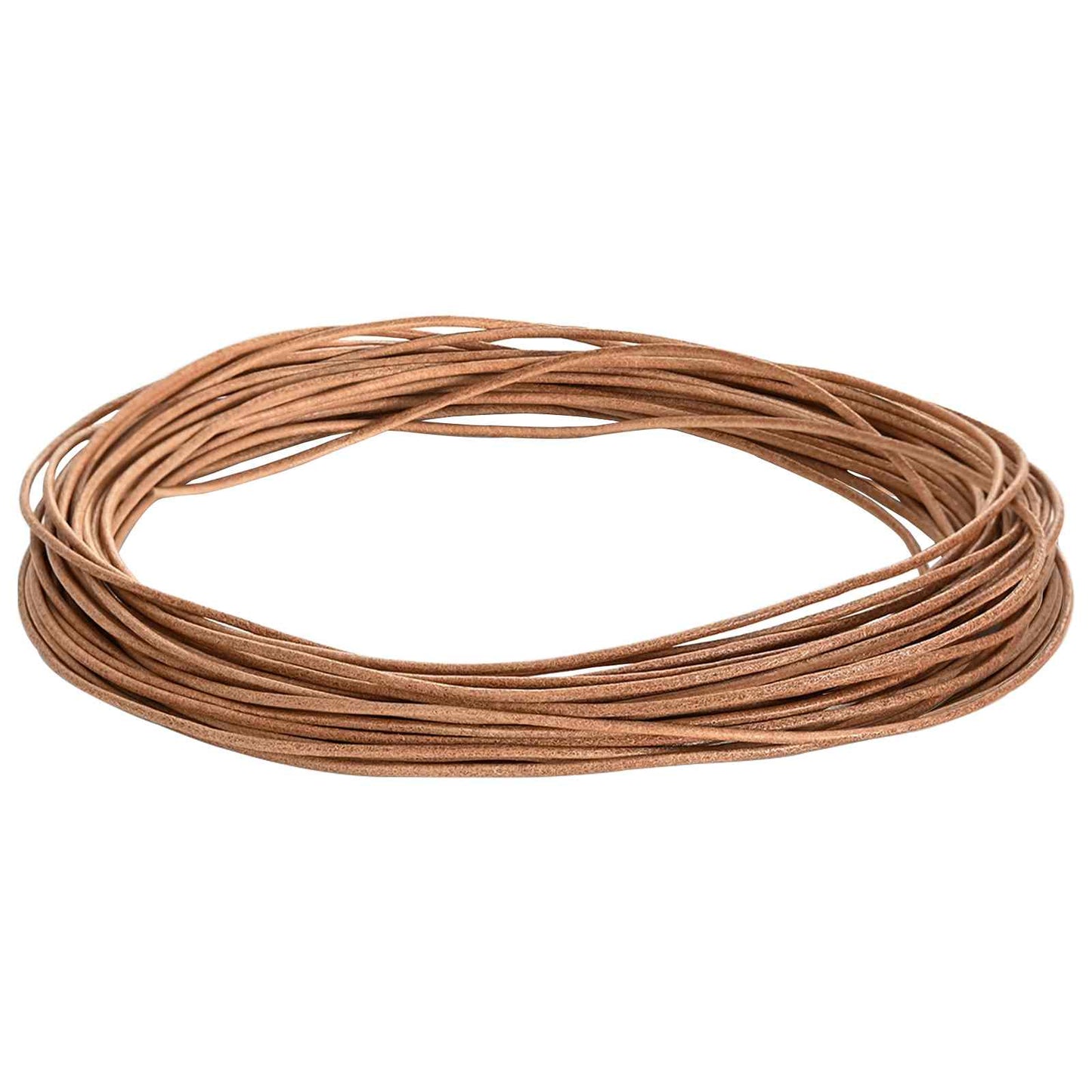 Leather Cord Brown Ø2 mm x 50 m Leather