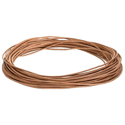 Leather Cord Brown Ø2 mm x 50 m Leather