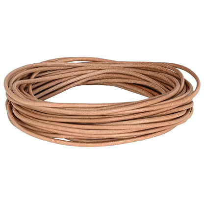 Leather Cord Brown Ø3 mm x 10 m Leather