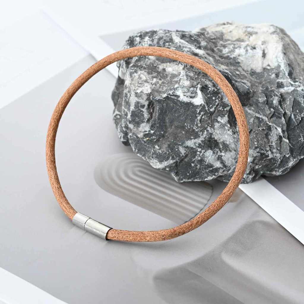 Leather Cord Brown Ø5 mm x 5 m Leather