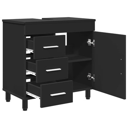 Bathroom Vanity Unit Black 60 x 35 x 60 cm Engineered Wood