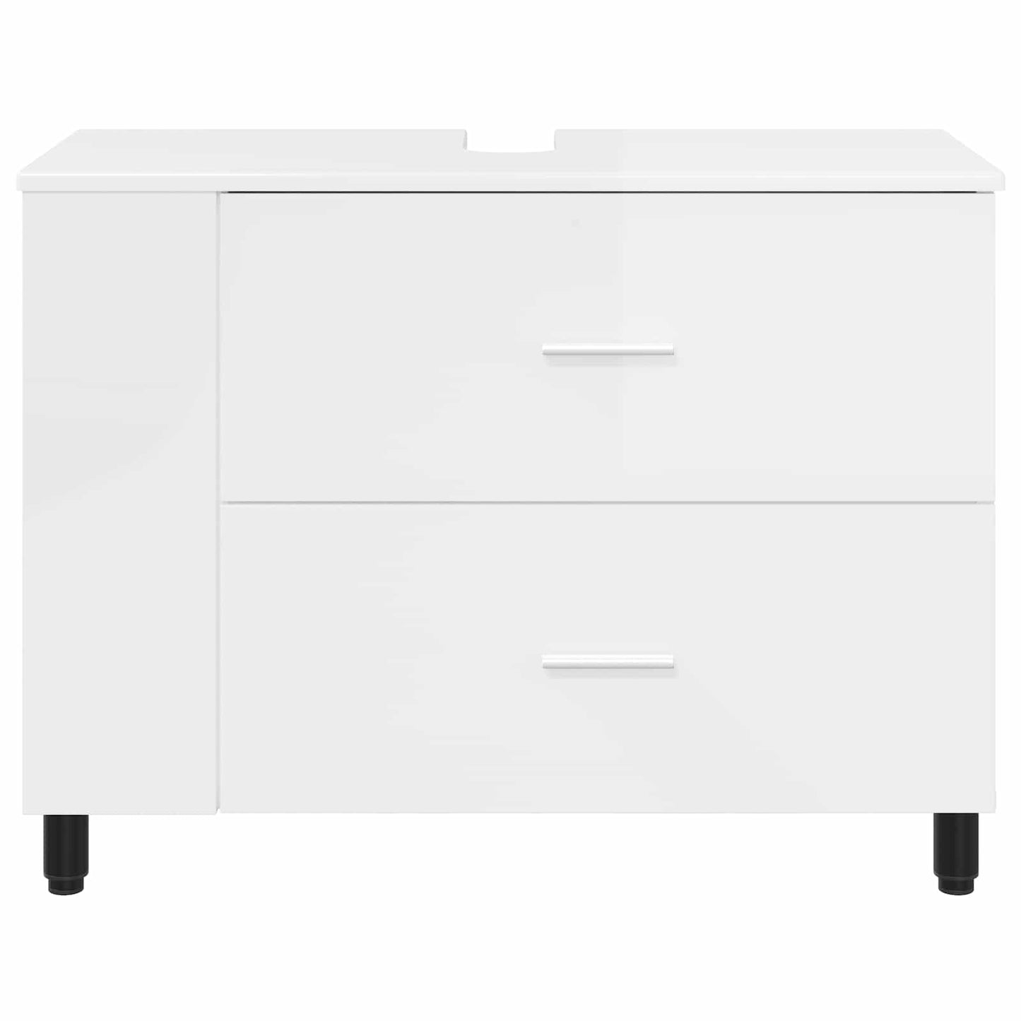 Bathroom Vanity Unit High Gloss White 80 x 35 x 60 cm