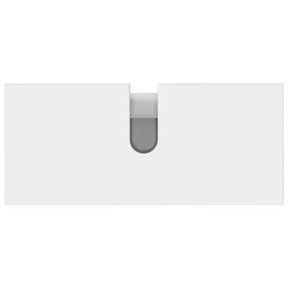 Bathroom Vanity Unit High Gloss White 80 x 35 x 60 cm