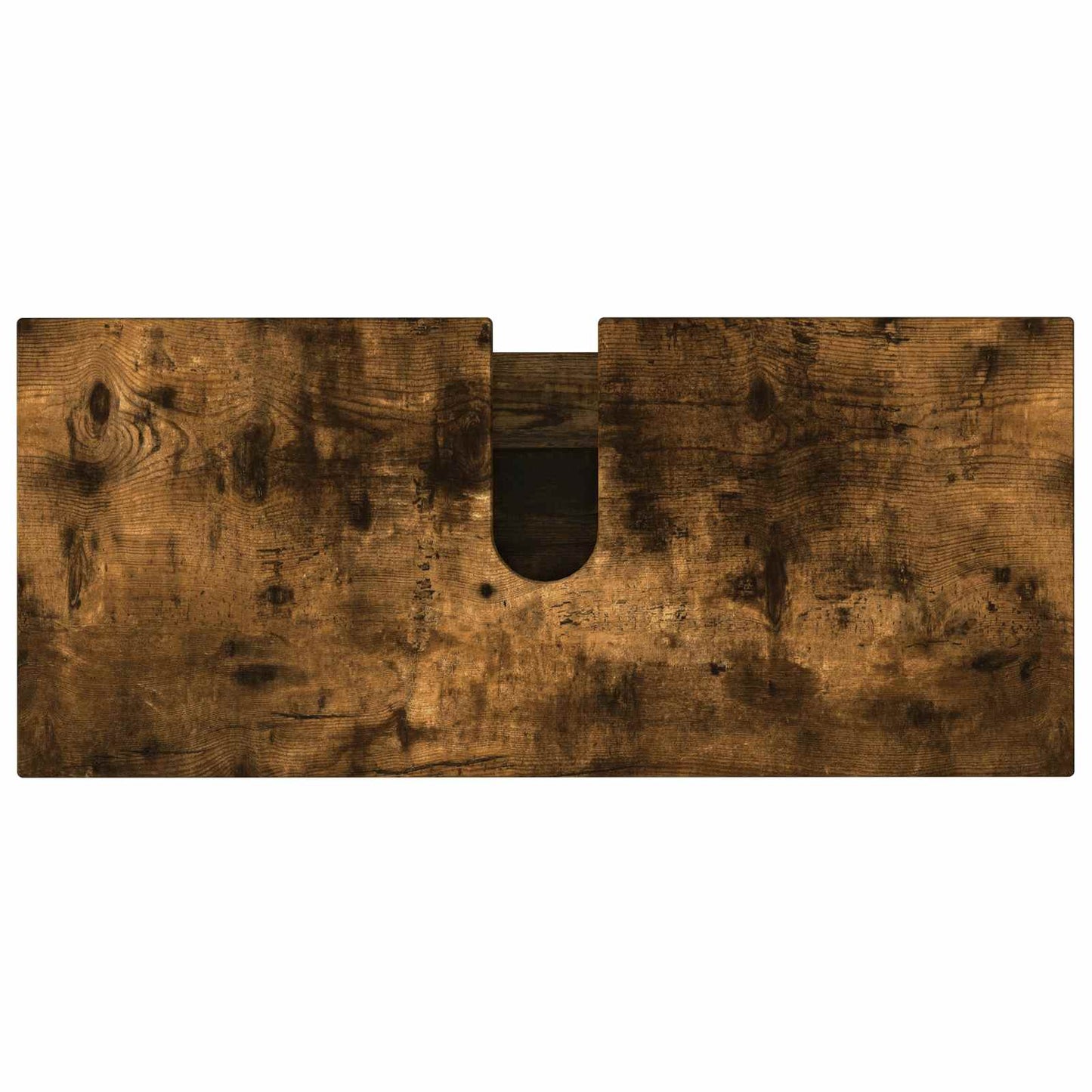 Bathroom Vanity Unit Smoked Oak 80 x 35 x 60 cm Engineered Wood