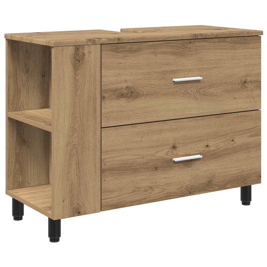 Bathroom Vanity Unit Artisan Oak 80 x 35 x 60 cm